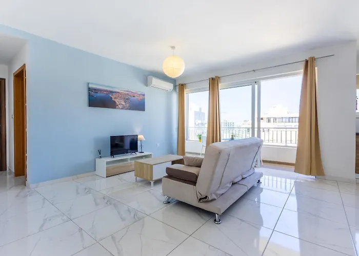 Palm 46 - Near The Promenade - Private Balcony By Quicktrips * St. Paul's Bay