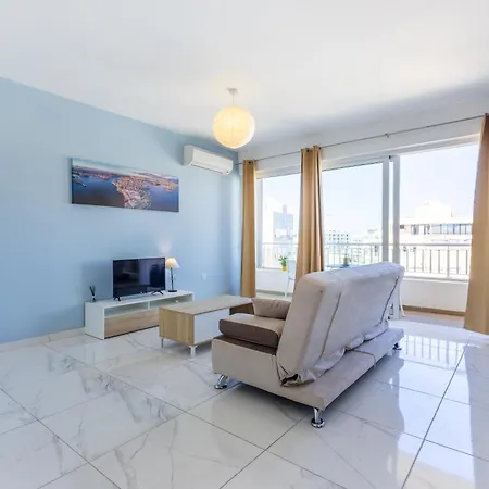 Palm 46 - Near The Promenade - Private Balcony By Quicktrips * セント・ポールズ・ベイ